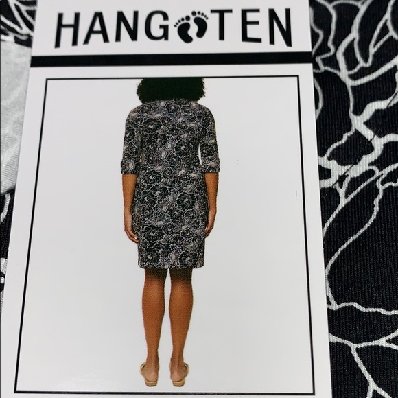 Hang Ten Sun Dress, 3/4 Sleeve, UPF Sun Protection - Picture 13 of 16